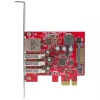 StarTech.com tarjeta PCI Express USB 3.0 de 3 puertos + Gigabit Ethernet