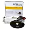 StarTech.com tarjeta PCI Express USB 3.0 de 3 puertos + Gigabit Ethernet