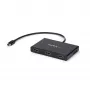 StarTech.com adaptador multipantalla de 3 puertos – Mini DisplayPort a HDMI MST Hub – triple 1080p o doble 4K 30Hz – divisor de vídeo para modo de escritorio extendido solo en Windows – mDP 1.2 a 3x HDMI