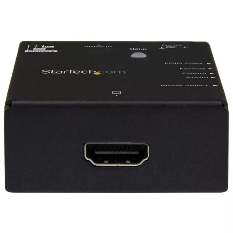 StarTech.com emulador EDID para pantallas HDMI – 1080p, negro, acero, RoHS, CE, FCC, 1920 x 1080 píxeles, 720p, 1080p, HDMI
