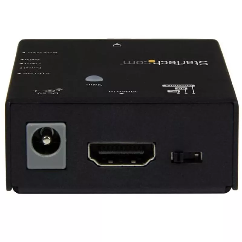 StarTech.com emulador EDID para pantallas HDMI – 1080p, negro, acero, RoHS, CE, FCC, 1920 x 1080 píxeles, 720p, 1080p, HDMI