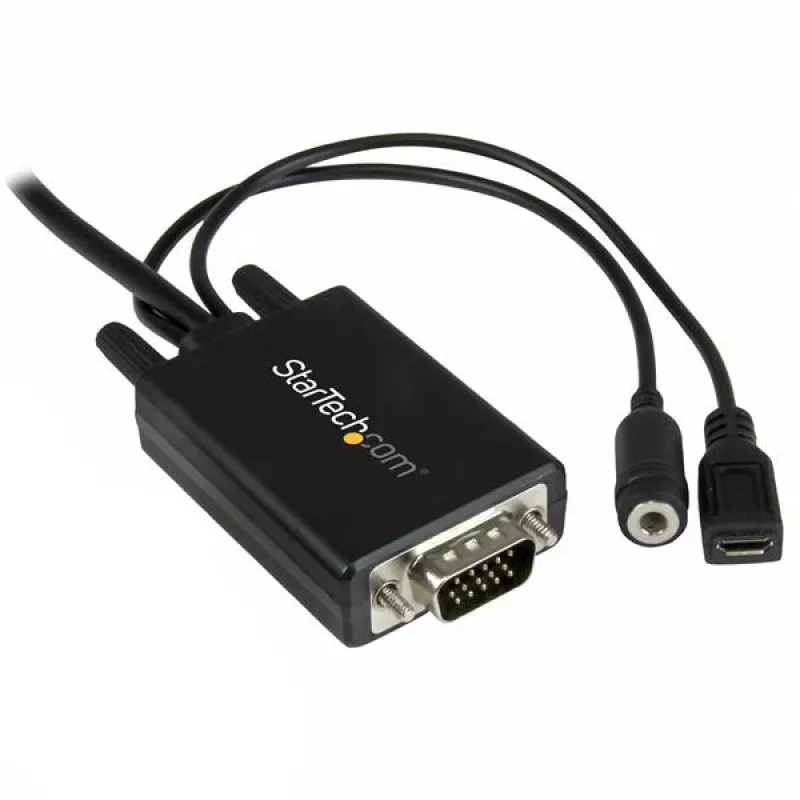 StarTech.com cable adaptador DisplayPort a VGA con audio – 6 pies (2 m)