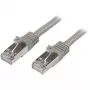 StarTech.com cable de red Cat6 – apantallado (SFTP) – 1 m, gris, 1 m, Cat6, SF/UTP (S-FTP), RJ-45, RJ-45, gris