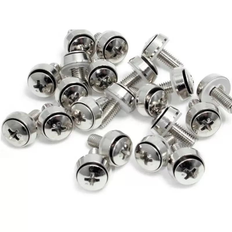 StarTech.com tornillos de montaje M6 x 12 mm – pack de 100