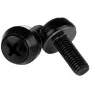 StarTech.com tornillos de fijación M6 x 12 mm – pack de 100, negro