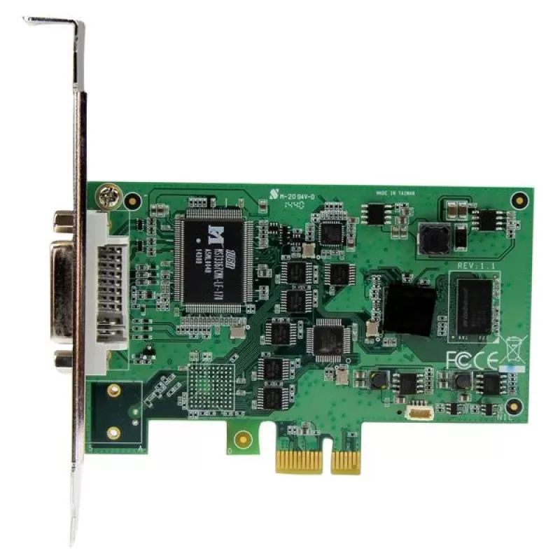 StarTech.com Tarjeta capturadora PCIe de alta definición – HDMI VGA DVI y componentes – 1080P – TAA
