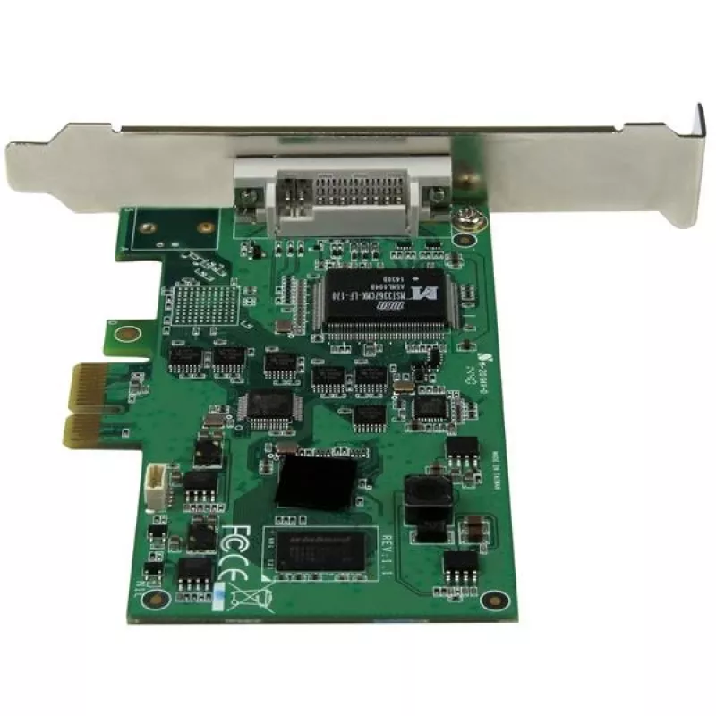 StarTech.com Tarjeta capturadora PCIe de alta definición – HDMI VGA DVI y componentes – 1080P – TAA