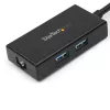 StarTech.com Adaptador USB a Ethernet, convertidor de LAN USB 3.0 a Gigabit Ethernet 10/100/1000 para portátiles, cable fijo de 11,8