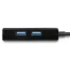 StarTech.com Adaptador USB a Ethernet, convertidor de LAN USB 3.0 a Gigabit Ethernet 10/100/1000 para portátiles, cable fijo de 11,8