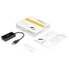 StarTech.com Adaptador USB a Ethernet, convertidor de LAN USB 3.0 a Gigabit Ethernet 10/100/1000 para portátiles, cable fijo de 11,8