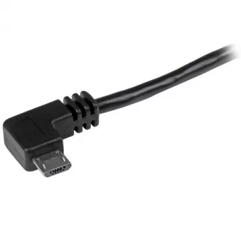 StarTech.com Cable Micro-USB con conectores en ángulo recto – M/M – 1 m (3 pies)