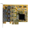 StarTech.com Tarjeta de red Gigabit PCIe de 4 puertos, interna, cableada, PCI Express, Ethernet, 2000 Mbit/s