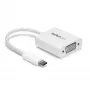 StarTech.com Adaptador USB-C a VGA – Blanco, 3.2 Gen 1 (3.1 Gen 1), USB Type-C, salida VGA (D-Sub), 1920 x 1200 píxeles