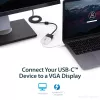 StarTech.com Adaptador USB-C a VGA – Blanco, 3.2 Gen 1 (3.1 Gen 1), USB Type-C, salida VGA (D-Sub), 1920 x 1200 píxeles