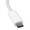 StarTech.com Adaptador USB-C a DisplayPort – 4K 60Hz/8K 30Hz – Dongle adaptador USB Type-C a DP 1.4 HBR2 – Convertidor de vídeo compacto USB-C (DP Alt Mode) para monitor – Compatible con Thunderbolt 3 – Blanco