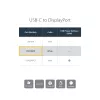 StarTech.com Adaptador USB-C a DisplayPort – 4K 60Hz/8K 30Hz – Dongle adaptador USB Type-C a DP 1.4 HBR2 – Convertidor de vídeo compacto USB-C (DP Alt Mode) para monitor – Compatible con Thunderbolt 3 – Blanco