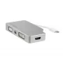 StarTech.com Adaptador de vídeo multipuerto USB-C con HDMI, VGA, Mini DisplayPort o DVI – Adaptador de monitor USB Type-C a HDMI 1.4 o mDP 1.2 (4K) – VGA o DVI (1080p) – Aluminio plateado