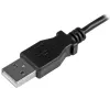 StarTech.com Cable de carga y sincronización Micro-USB M/M – Micro-USB en ángulo izquierdo – 30/24 AWG – 1 m (3 pies)