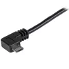 StarTech.com Cable de carga y sincronización Micro-USB M/M – Micro-USB en ángulo recto – 24 AWG – 2 m