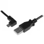 StarTech.com Cable de carga y sincronización Micro-USB M/M – Micro-USB en ángulo izquierdo – 24 AWG – 2 m
