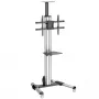 StarTech.com Carrito para TV – Altura ajustable – Ruedas con bloqueo, 40 kg, 81,3 cm (32 pulgadas), 190,5 cm (75 pulgadas), 200 x 200 mm, 600 x 400 mm, 1110 - 1510 mm