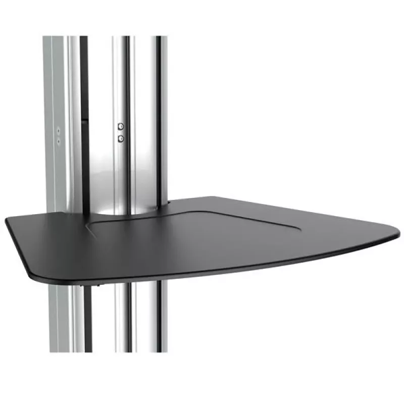 StarTech.com Carrito para TV – Altura ajustable – Ruedas con bloqueo, 40 kg, 81,3 cm (32 pulgadas), 190,5 cm (75 pulgadas), 200 x 200 mm, 600 x 400 mm, 1110 - 1510 mm