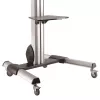 StarTech.com Carrito para TV – Altura ajustable – Ruedas con bloqueo, 40 kg, 81,3 cm (32 pulgadas), 190,5 cm (75 pulgadas), 200 x 200 mm, 600 x 400 mm, 1110 - 1510 mm