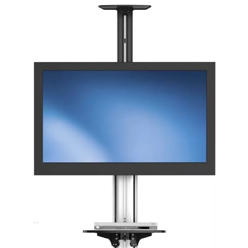 StarTech.com Carrito para TV – Altura ajustable – Ruedas con bloqueo, 40 kg, 81,3 cm (32 pulgadas), 190,5 cm (75 pulgadas), 200 x 200 mm, 600 x 400 mm, 1110 - 1510 mm