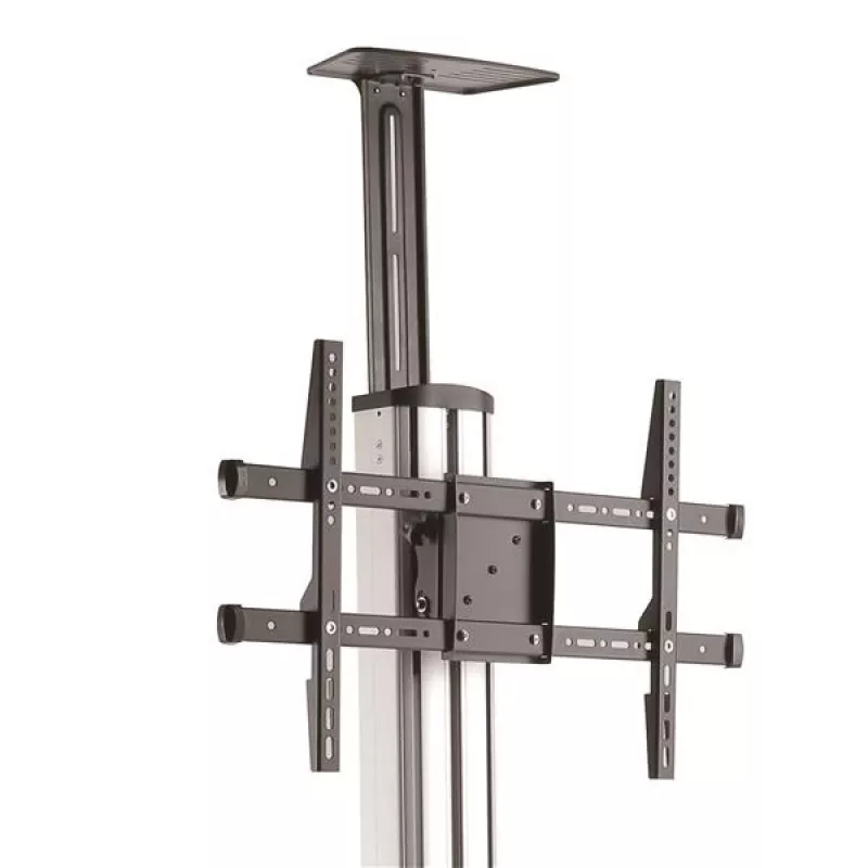 StarTech.com Carrito para TV – Altura ajustable – Ruedas con bloqueo, 40 kg, 81,3 cm (32 pulgadas), 190,5 cm (75 pulgadas), 200 x 200 mm, 600 x 400 mm, 1110 - 1510 mm