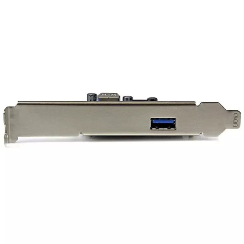 StarTech.com Tarjeta USB 3.1 (10Gbps) de 2 puertos – USB-A, 1x externo, 1x interno – PCIe