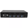 StarTech.com Conmutador KVM DisplayPort de 4 puertos – USB 3.0 – 4K 30Hz