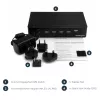 StarTech.com Conmutador KVM DisplayPort de 4 puertos – USB 3.0 – 4K 30Hz