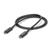 StarTech.com Cable Thunderbolt 3 de 3 pies (1 m) con Power Delivery de 100 W – 40 Gbit/s