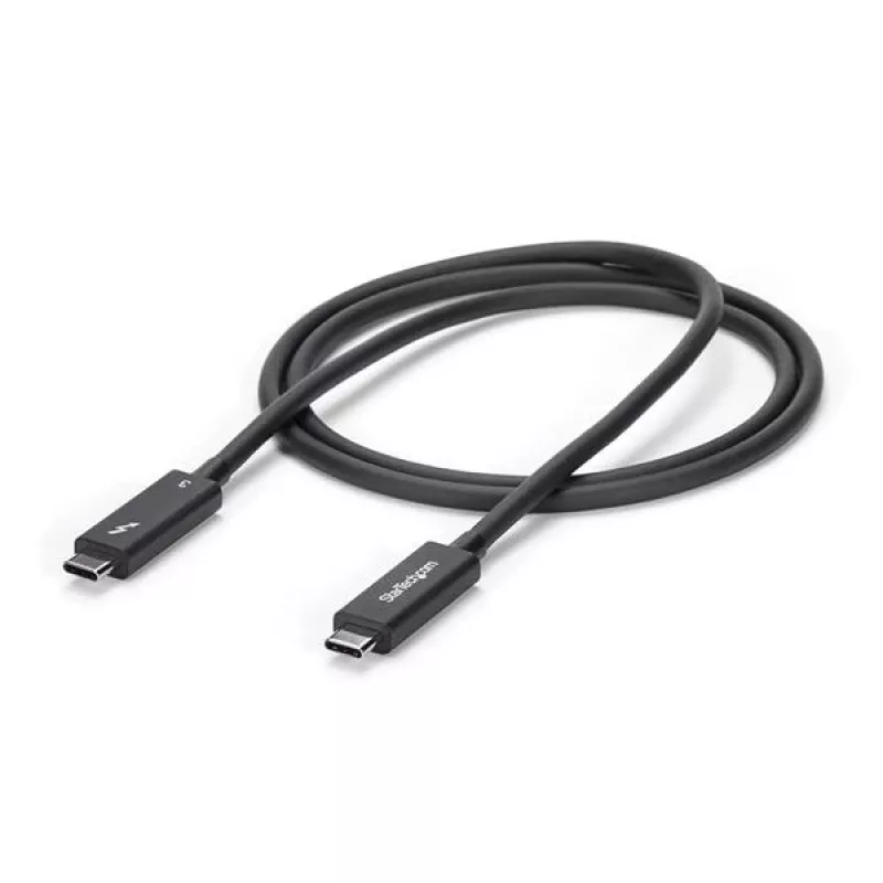 StarTech.com Cable Thunderbolt 3 de 3 pies (1 m) con Power Delivery de 100 W – 40 Gbit/s