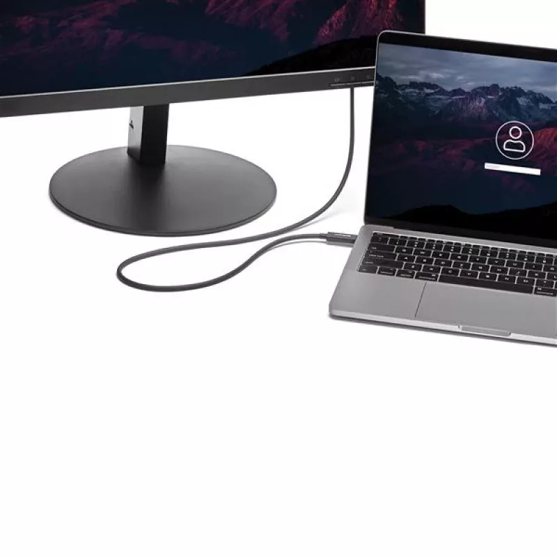 StarTech.com Cable Thunderbolt 3 de 3 pies (1 m) con Power Delivery de 100 W – 40 Gbit/s