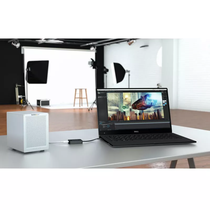 StarTech.com Adaptador Thunderbolt 3 a Thunderbolt 2 – Portátil TB3 a pantallas y dispositivos TB2 – Convertidor Thunderbolt 2 20 Gbit/s o Thunderbolt 1 10 Gbit/s – Certificado Thunderbolt 3 – Windows/Mac