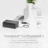 StarTech.com Adaptador Thunderbolt 3 a Thunderbolt 2 – Portátil TB3 a pantallas y dispositivos TB2 – Convertidor Thunderbolt 2 20 Gbit/s o Thunderbolt 1 10 Gbit/s – Certificado Thunderbolt 3 – Windows/Mac