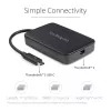 StarTech.com Adaptador Thunderbolt 3 a Thunderbolt 2 – Portátil TB3 a pantallas y dispositivos TB2 – Convertidor Thunderbolt 2 20 Gbit/s o Thunderbolt 1 10 Gbit/s – Certificado Thunderbolt 3 – Windows/Mac