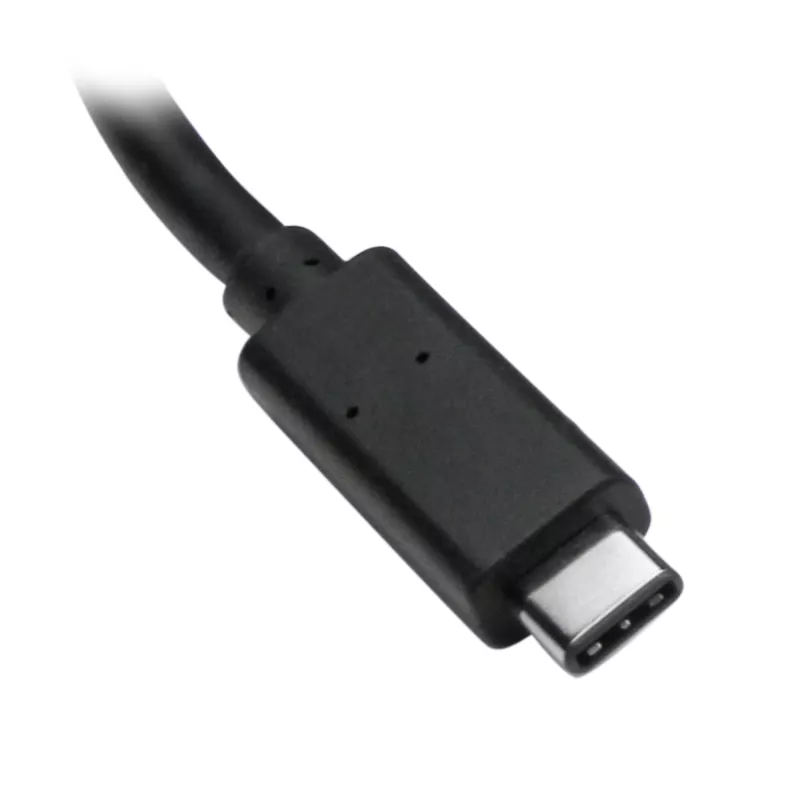 StarTech.com Hub USB 3.0 de 3 puertos más Gigabit Ethernet – USB-C – Incluye fuente de alimentación
