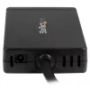 StarTech.com Hub USB 3.0 de 3 puertos más Gigabit Ethernet – USB-C – Incluye fuente de alimentación