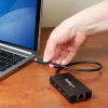 StarTech.com Hub USB 3.0 de 3 puertos más Gigabit Ethernet – USB-C – Incluye fuente de alimentación