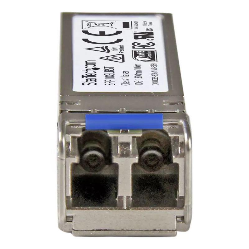 StarTech.com Módulo transceptor SFP+ compatible con Cisco SFP-10G-LR – 10GBASE-LR~Módulo SFP+ compatible con Cisco SFP-10G-LR – 10GBASE-LR – Transceptor óptico 10GbE fibra monomodo SMF – 10GE Gigabit Ethernet SFP+ – LC 10km – 1310nm – DDM Cisco Firepower, ASR9000, C9300
