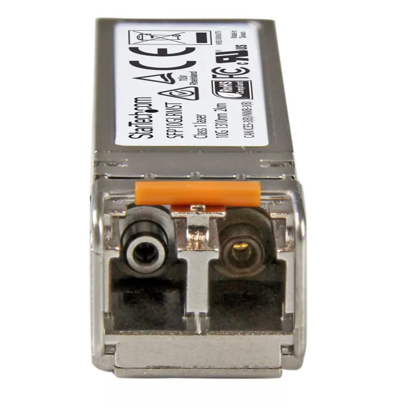 StarTech.com Módulo transceptor SFP+ compatible con Cisco SFP-10G-LRM – 10GBASE-LRM~Módulo SFP+ compatible con Cisco SFP-10G-LRM – 10GBASE-LRM – Transceptor óptico 10GbE fibra multimodo MMF – 10GE Gigabit Ethernet SFP+ – LC 200m – 1310nm – DDM Cisco Firepower, ASR9000, C9300