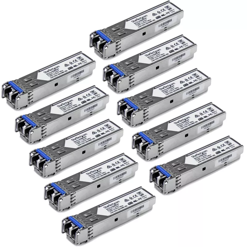 StarTech.com Módulo transceptor SFP compatible con Cisco GLC-LH-SMD – 1000BASE-LX/LH – Pack de 10