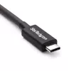 StarTech.com Cable USB-C Thunderbolt 3 de 0,5 m (40 Gbit/s) – Compatible con Thunderbolt, USB y DisplayPort