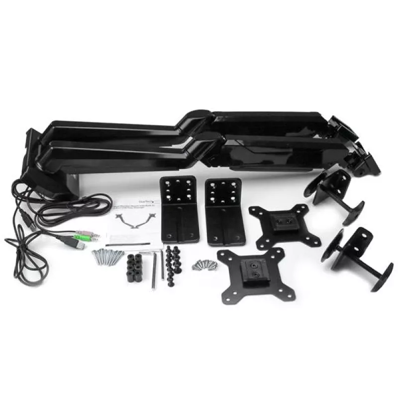 StarTech.com Soporte de sobremesa para dos monitores – Movimiento completo – Articulado
