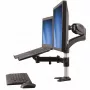 StarTech.com Brazo de monitor de escritorio con soporte para portátil – Movimiento completo – Articulado