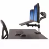StarTech.com Brazo de monitor de escritorio con soporte para portátil – Movimiento completo – Articulado