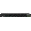 StarTech.com Hub adaptador USB a serie de 16 puertos, USB 2.0 Tipo-B, Serie, 480 Mbit/s, negro, acero, 36 W
