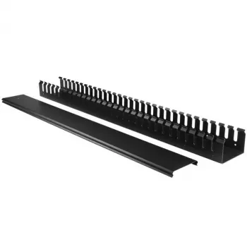 StarTech.com Organizador de cables vertical con canales para dedos – 0U – 3 pies